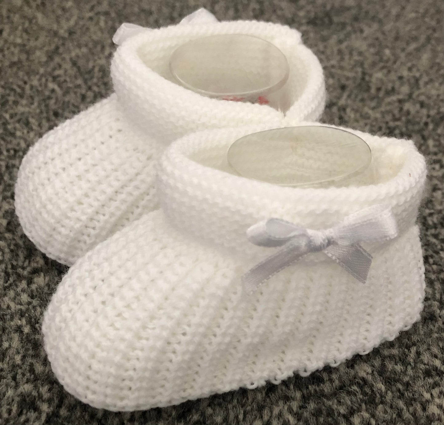 Newborn Knitted Baby Bootees