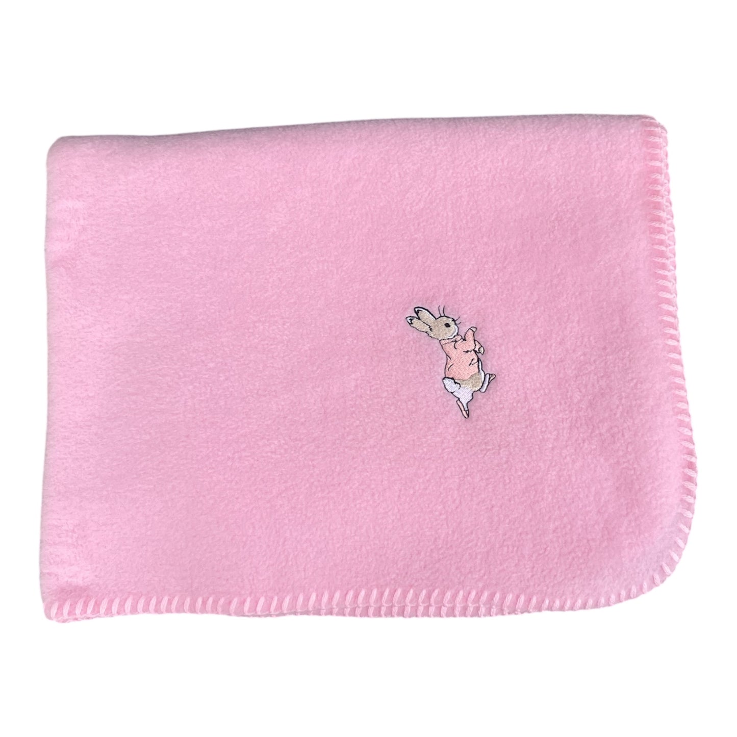 Bunny Embroidered Blanket