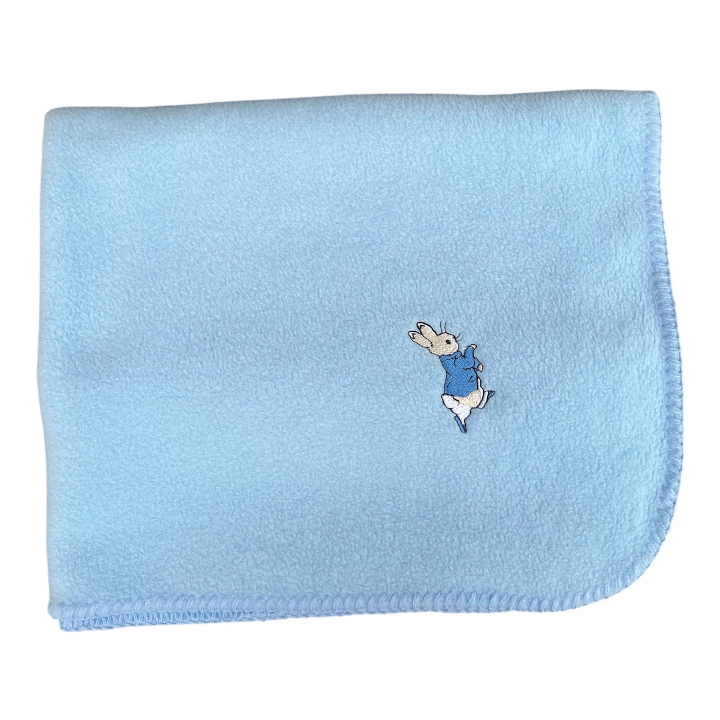 Bunny Embroidered Blanket