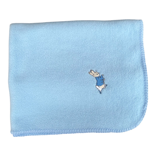 Bunny Embroidered Blanket